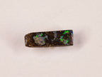 Opale boulder d’Australie — rectangle — bleu-vert