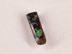 Opale boulder d’Australie — rectangle — bleu-vert