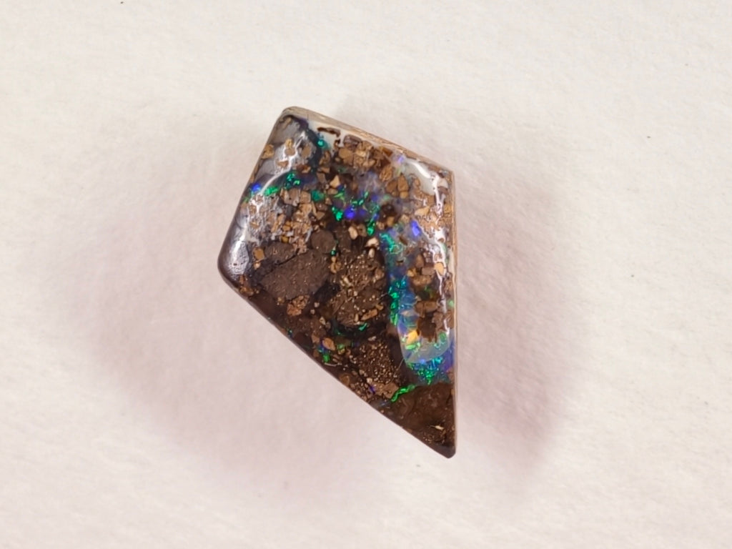 Opale boulder d’Australie — cerf-volant — bleu-vert — 2,5 ct