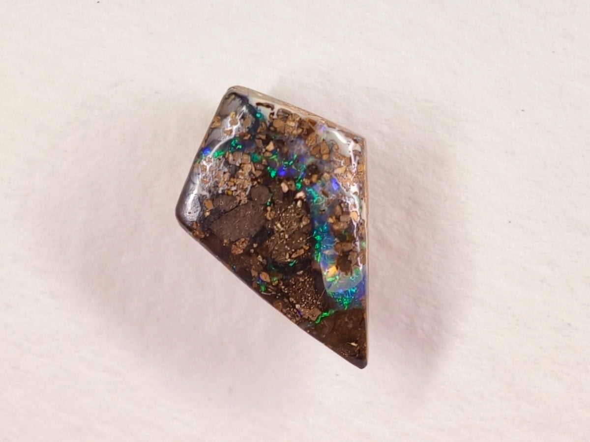Opale boulder d’Australie — cerf-volant — bleu-vert — 2,5 ct