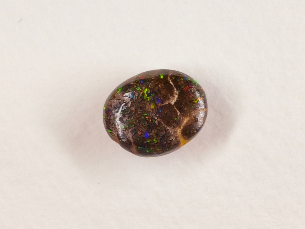 Opale boulder d’Australie — ovale — 2,2 ct