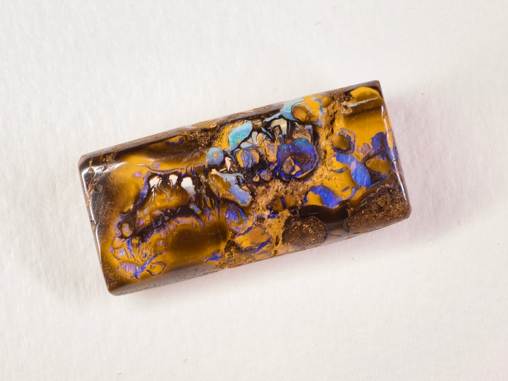 Opale boulder d’Australie — rectangle — 44 ct