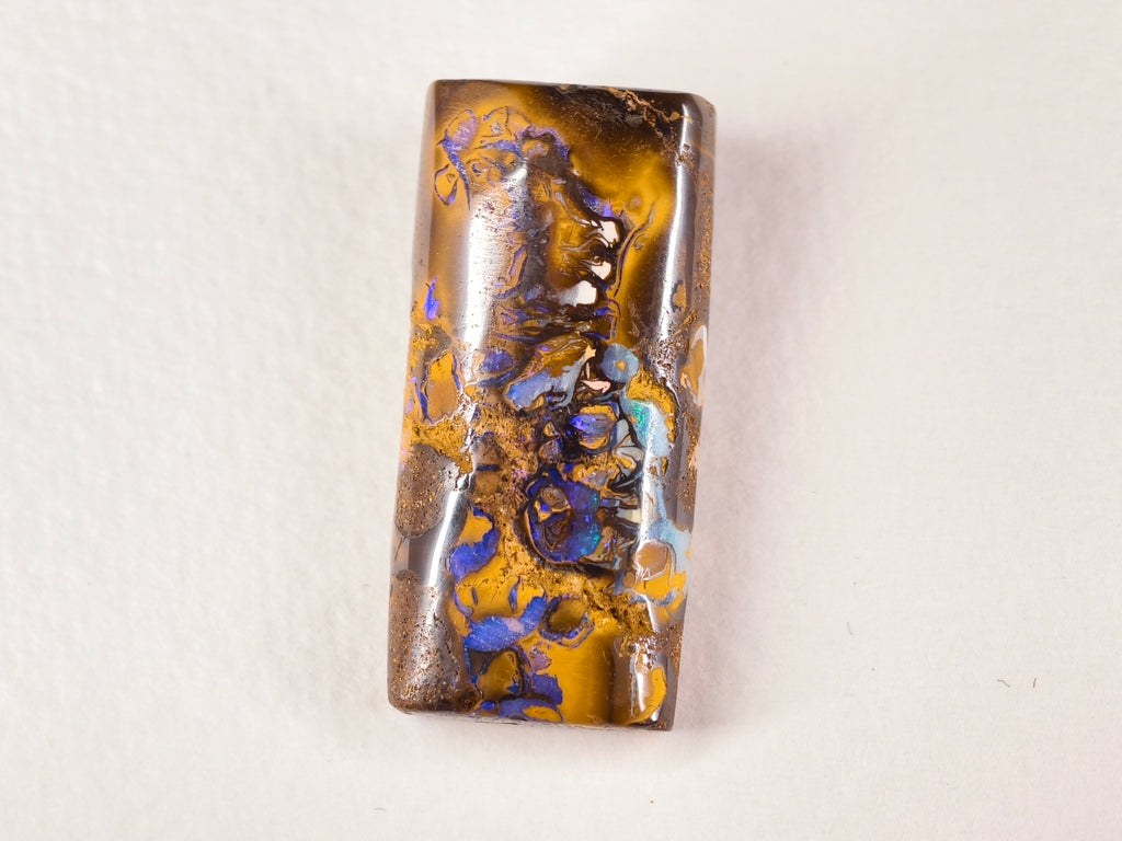 Opale boulder d’Australie — rectangle — 44 ct
