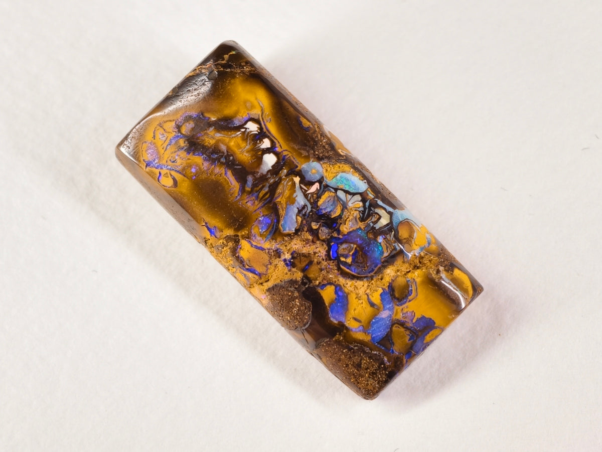 Opale boulder d’Australie — rectangle — 44 ct