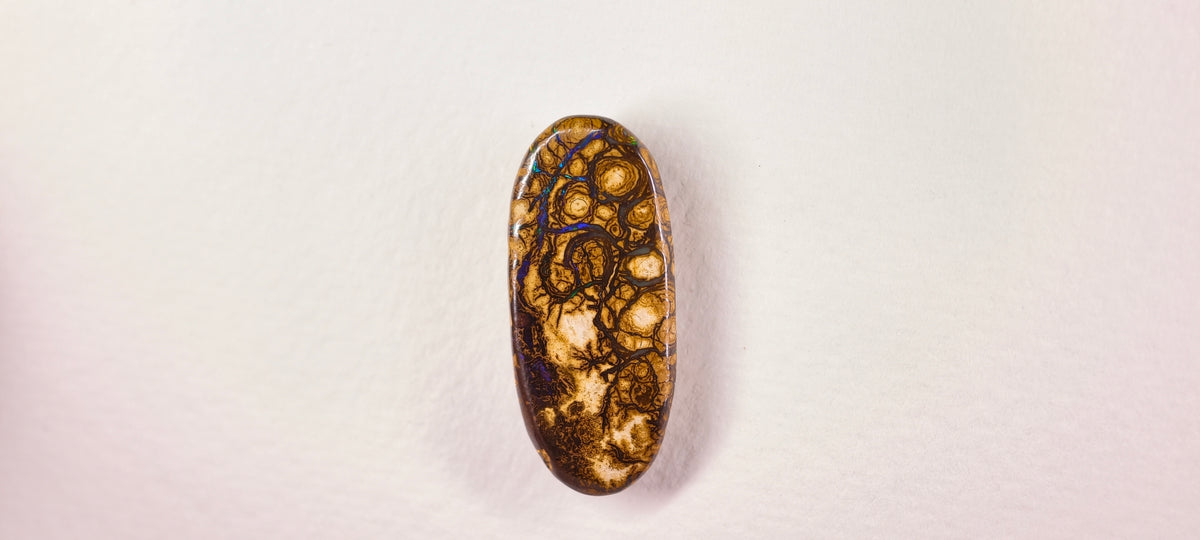 Opale boulder d’Australie — ovale — 18,7 ct