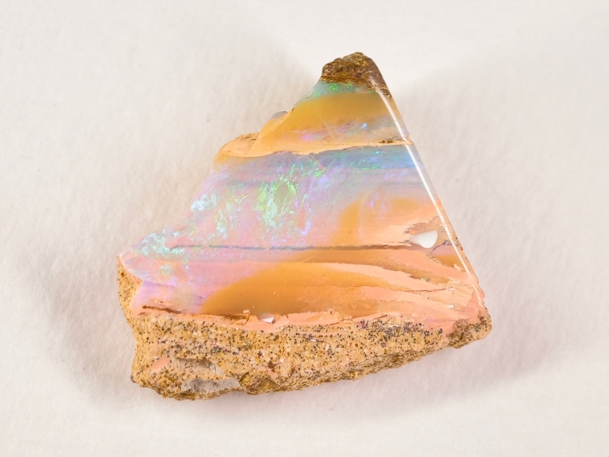 Duo d’opales boulder d’Australie — forme libre — 50 ct