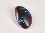 Opale boulder d’Australie — forme libre — bleu-vert — 28 ct