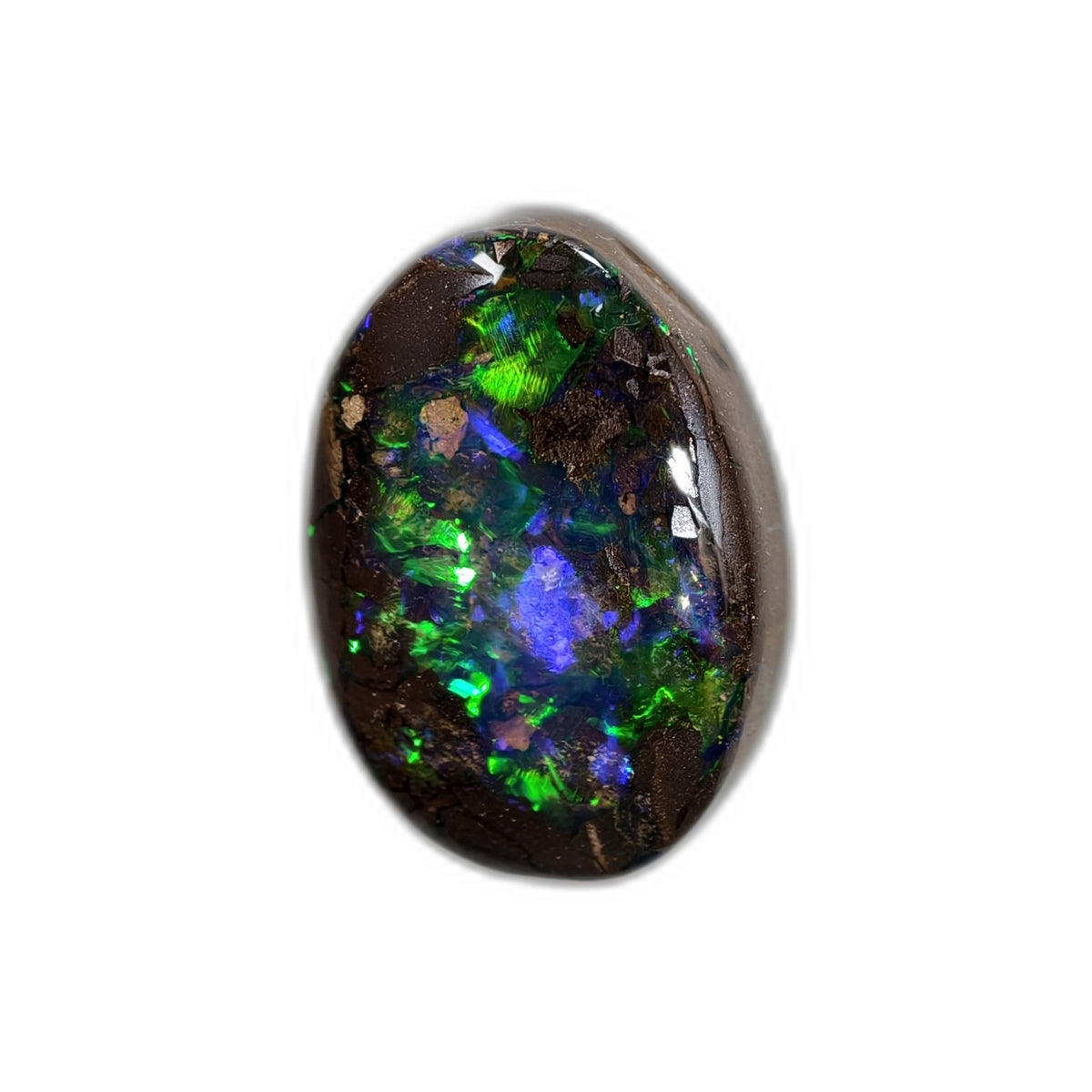 Opale boulder d’Australie – Cabochon 6,2 ct – B08 — vue 3 — Tirou Bijou