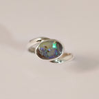 Bague opale boulder en argent 925 – Taille 54 – BA11 — vue 4 — Tirou Bijou