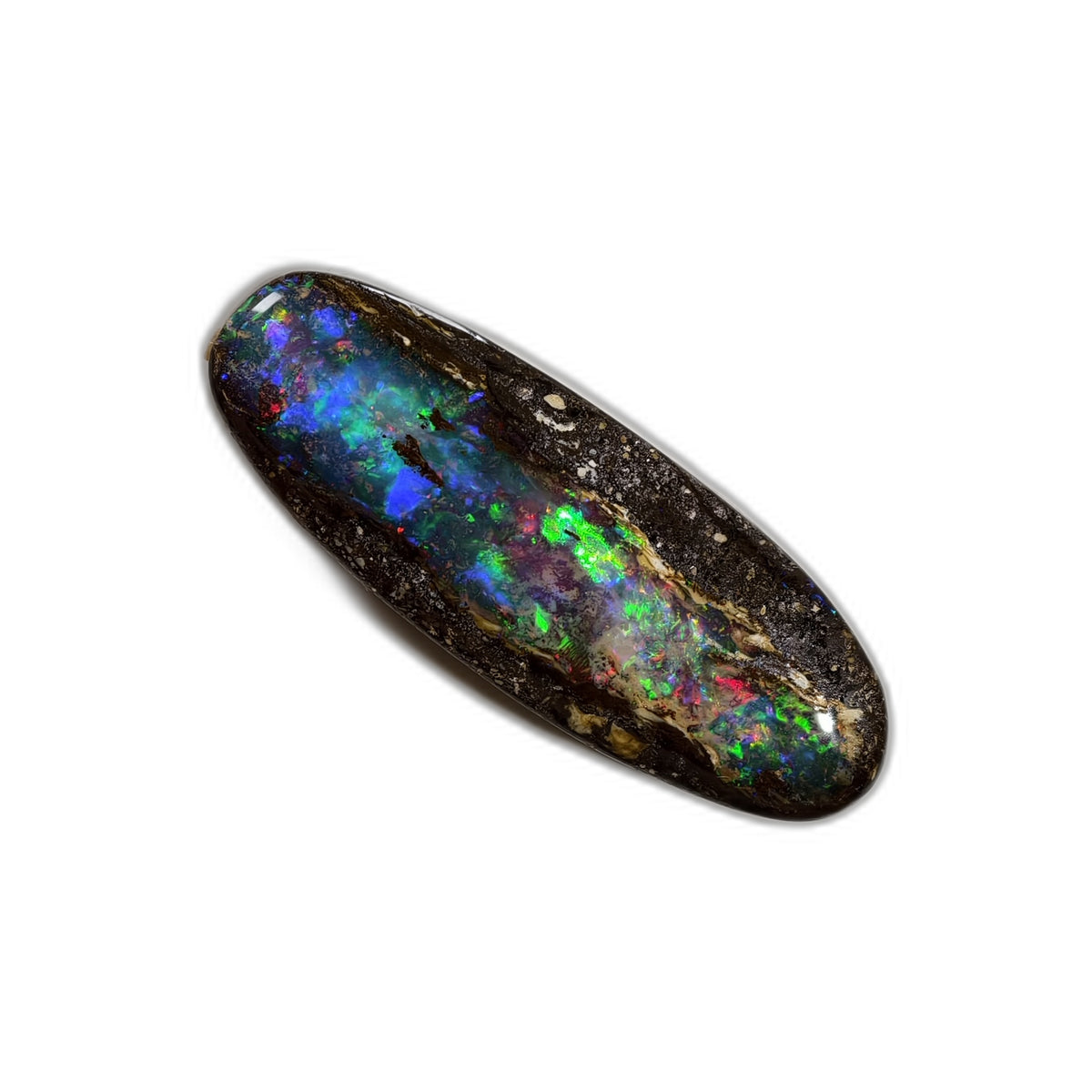 Opale boulder d’Australie – Cabochon 7 ct – B82 — vue 3 — Tirou Bijou