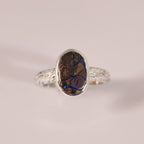 Bague opale boulder en argent 925 – Taille 56 – BA08 — vue 4 — Tirou Bijou