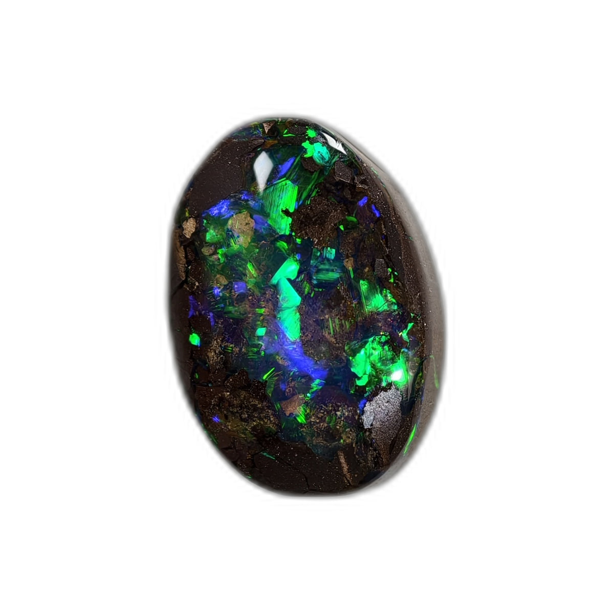 Opale boulder d’Australie – Cabochon 6,2 ct – B08 — vue 4 — Tirou Bijou