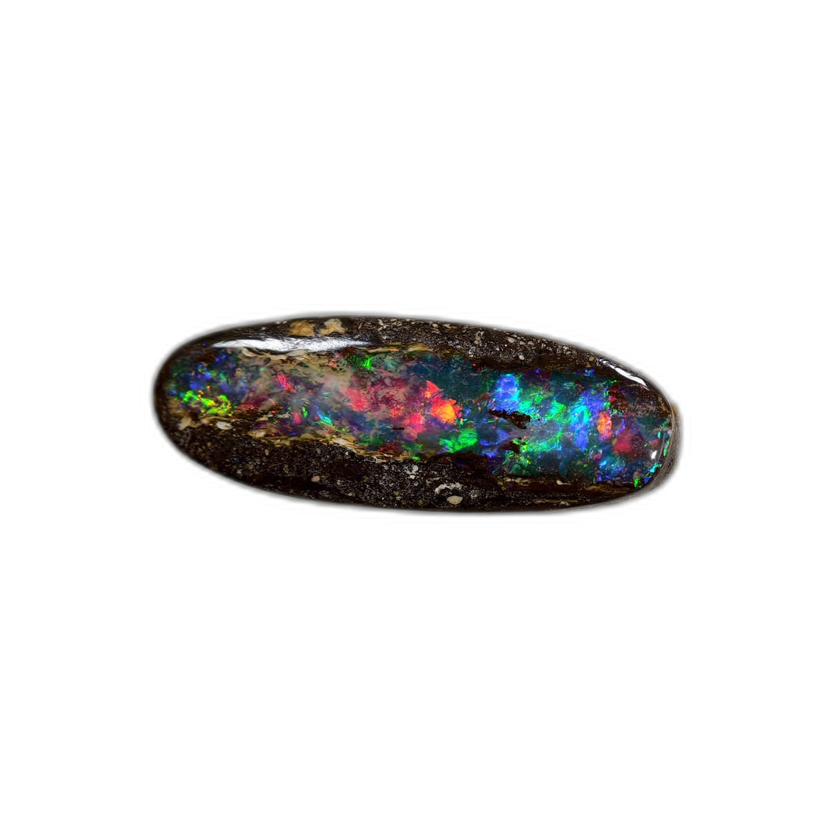 Opale boulder d’Australie – Cabochon 7 ct – B82 — vue 2 — Tirou Bijou