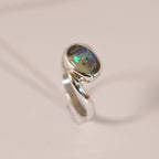 Bague opale boulder en argent 925 – Taille 54 – BA11 — vue 2 — Tirou Bijou