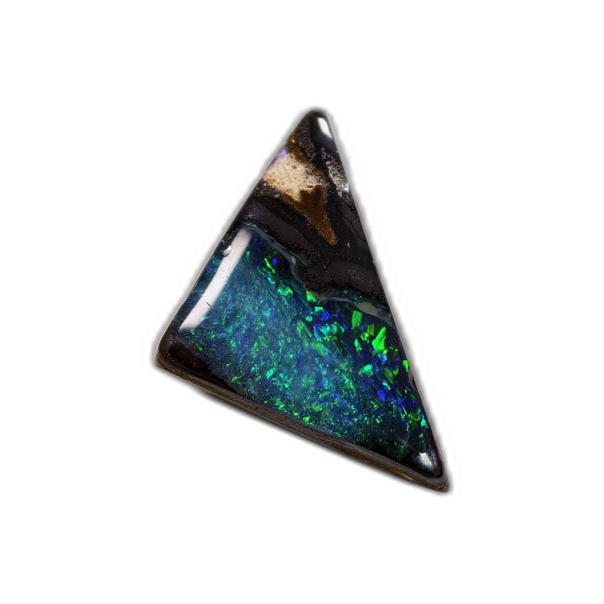 Opale boulder d’Australie – Cabochon 3 ct – B14 — vue 3 — Tirou Bijou