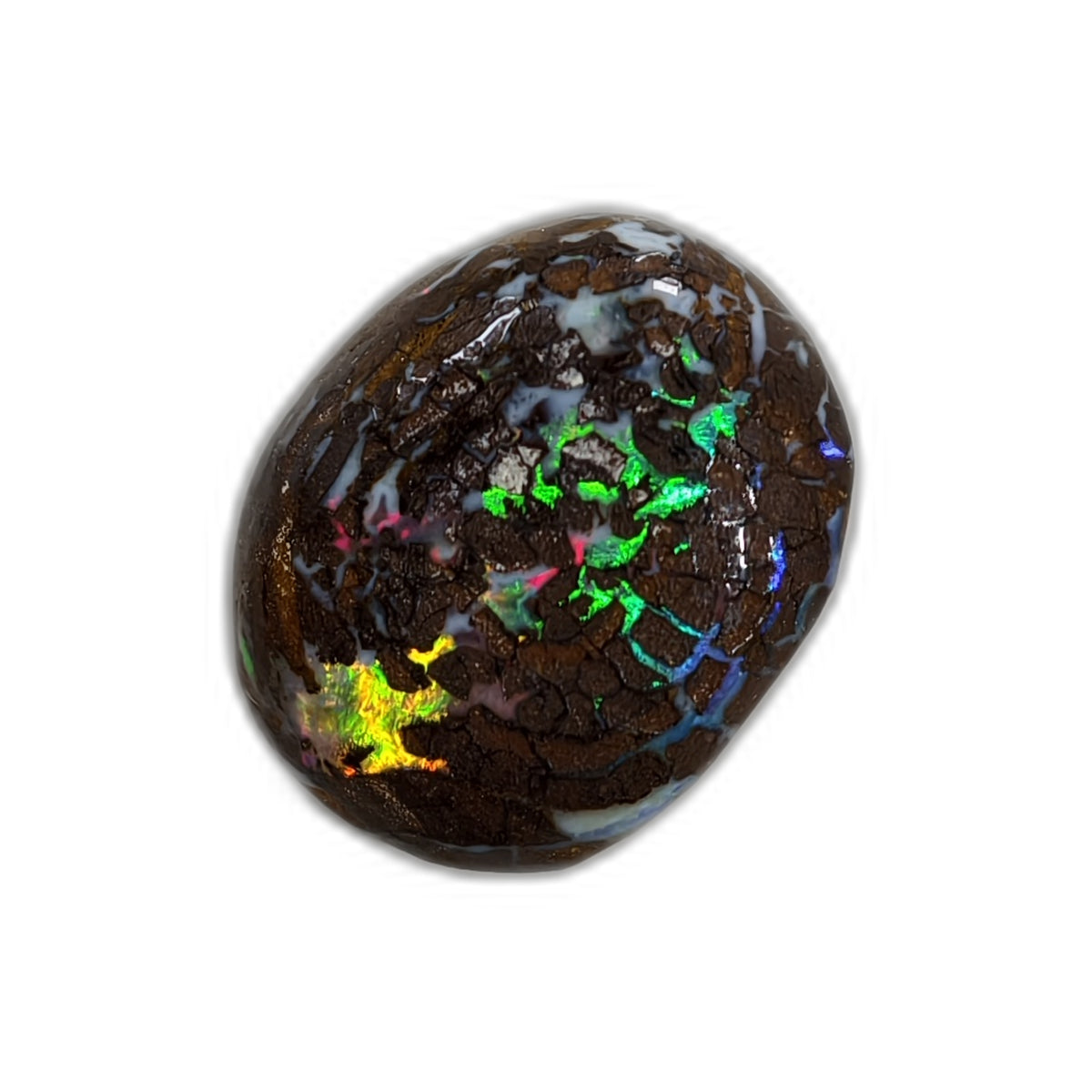 Opale boulder d’Australie – Cabochon 2,7 ct – B136 — vue 3 — Tirou Bijou