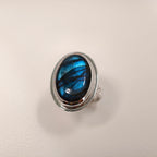 Bague labradorite en argent 925 – Taille 55 – BA05 — vue 5 — Tirou Bijou