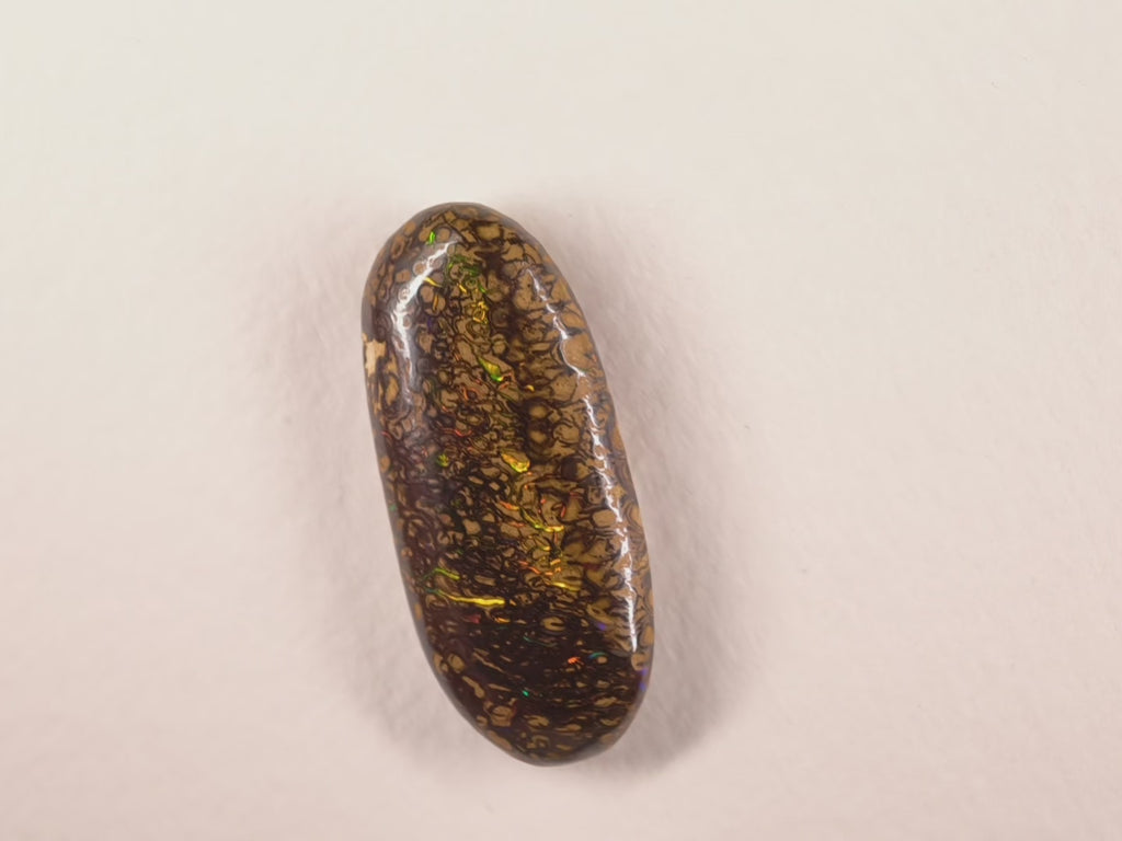 Opale boulder d’Australie — ovale — 18,7 ct