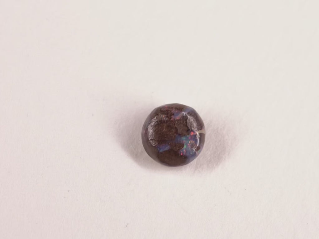 Opale boulder d’Australie — rond — 1,6 ct