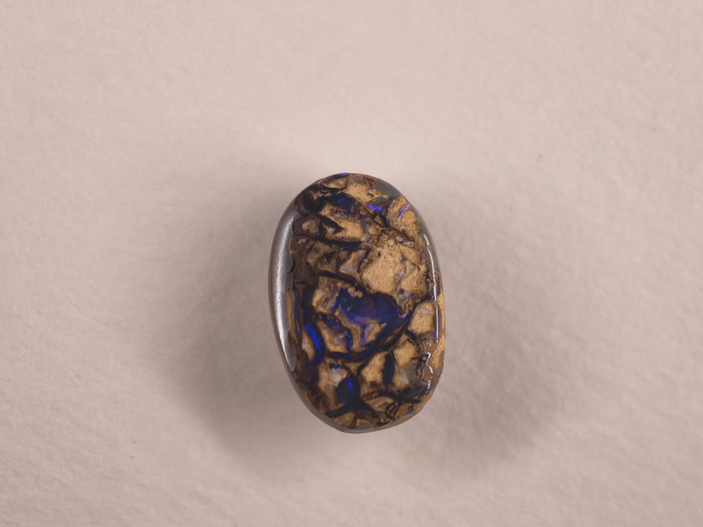 Opale boulder d’Australie — ovale — 5 ct